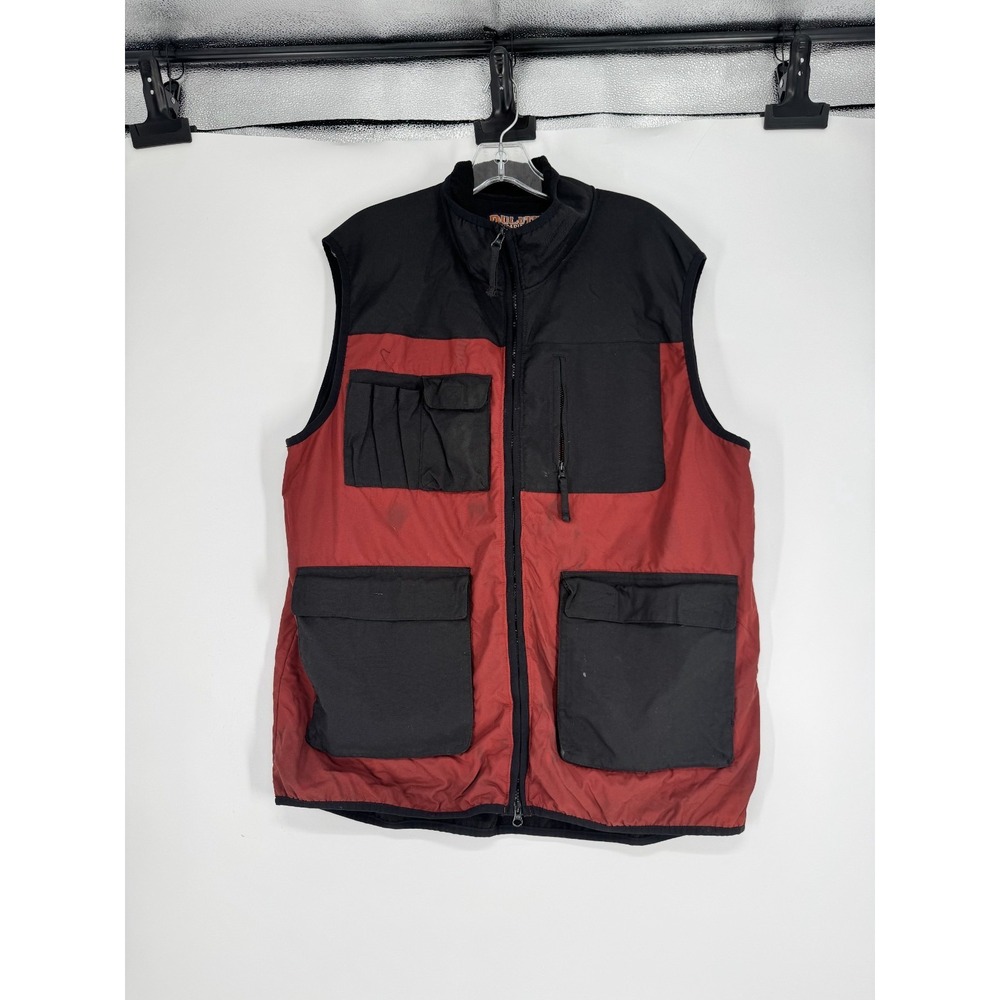 Duluth Trading Utility Cargo Vest Sleeveless Jacket XL Tall XLT Fishing Hunting